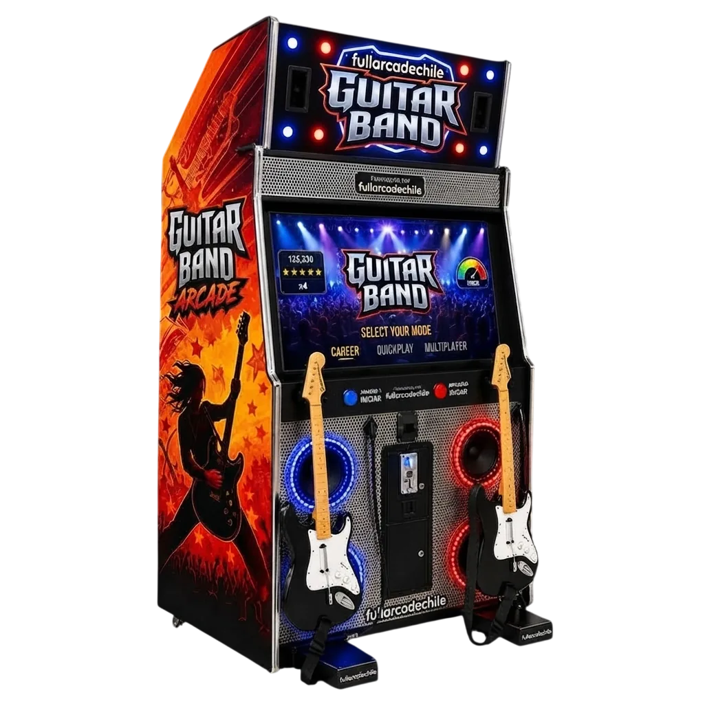 Máquina Arcade de Guitarra para 2 Jugadores